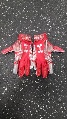 Used Under Armour F8 FREEDOM FB Gloves Red SM 11849-S000032089