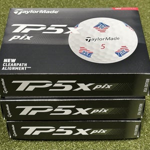 TaylorMade TP5x Pix USA Golf Balls Bundle 3 Dozen New!