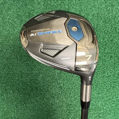 Callaway AI Smoke MAX #7 Fairway Wood Tensei AV Blue 75 Stiff Flex Shaft +HC