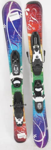 Axis Luna Kids Skis with Bindings - 90 cm Used