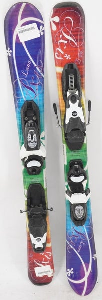 Axis Luna Kids Skis with Bindings - 90 cm Used