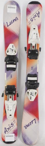 Axis Luna Kids Skis with Bindings - 80 cm Used