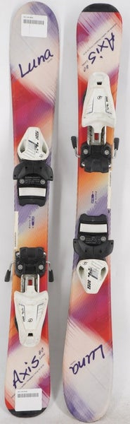 Axis Luna Kids Skis with Bindings - 80 cm Used