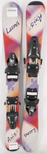 Axis Luna Kids Skis with Bindings - 80 cm Used