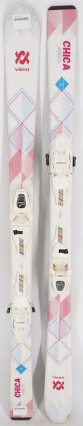Volkl Chica Junior Skis with Bindings - 140 cm Used