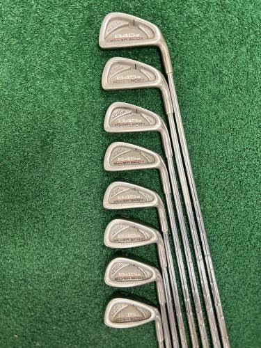 Tommy Armour 845s Silver Scot Iron Set RH 3-PW MRH Stiff Flex Steel NEW GRIPS!