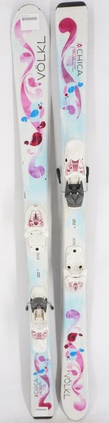 Volkl Chica Kids Skis with Bindings - 140 cm Used