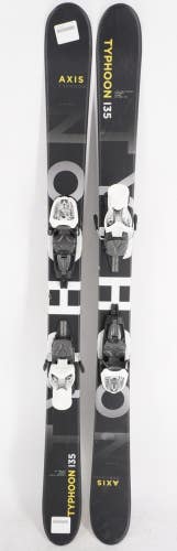 Axis Typhoon Twin Tip Junior Skis with Bindings - 135 cm Used