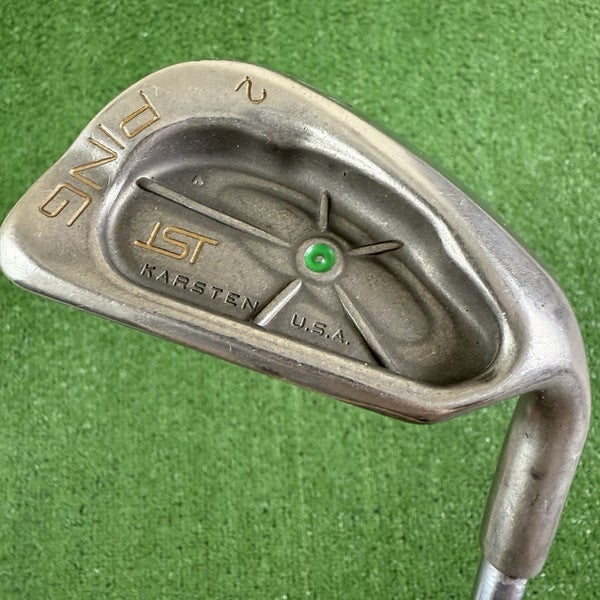 Ping ISI Beryllium Nickel BeNi Sand Wedge S2 Green Dot ZZ Lite Stiff 34.75