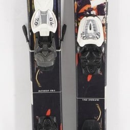 Axis Typhoon Twin Tip Junior Skis with Bindings - 135 cm Used