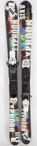 Axis Typhoon Twin Tip Junior Skis with Bindings - 135 cm Used
