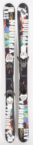 Axis Typhoon Twin Tip Junior Skis with Bindings - 135 cm Used