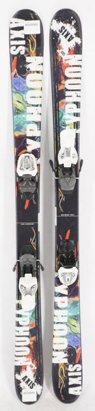 Axis Typhoon Twin Tip Junior Skis with Bindings - 135 cm Used