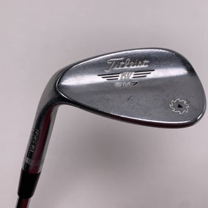 Titleist Vokey SM7 Brushed Steel Sand Wedge SW 56* 14 F-Grind Wedge Mens LH