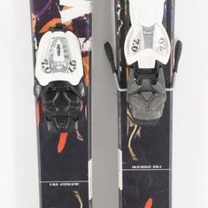 Axis Typhoon Twin Tip Junior Skis with Bindings - 135 cm Used