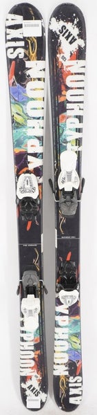 Axis Typhoon Twin Tip Junior Skis with Bindings - 135 cm Used