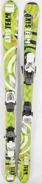 Axis Team Synflex Junior Skis with Bindings - 130 cm Used