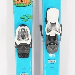 Rossignol S1 Pro Frog King Twin Tip Junior Skis with Bindings - 135 cm Used
