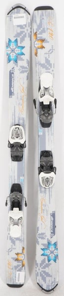 Nordica Cinnamon Girl Kids Skis with Bindings - 120 cm Used