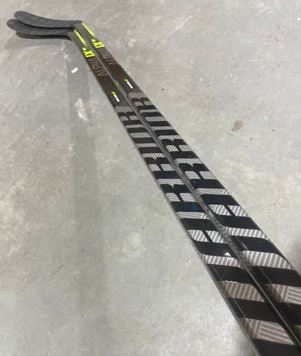 2 Pack Warrior Alpha LX20 PRO Pro Stock Hockey Stick Grip 85 Flex W71 Curve Left 2861
