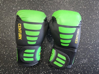 Used Century Boxing Gloves Black And Green Youth 11849-S000030157