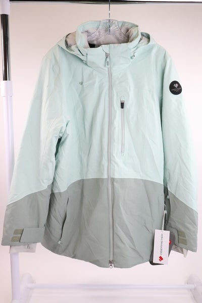 Obermeyer First Chair Ski Snowboard Jacket Womens Size 16 Glacial Ice Primaloft