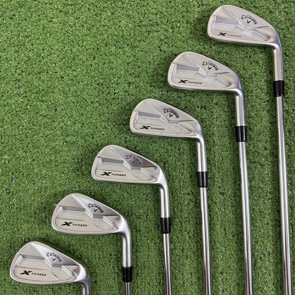 Callaway X Forged 18 Iron Set 4-9 Project X 6.0 Rifle Precision Stiff Flex