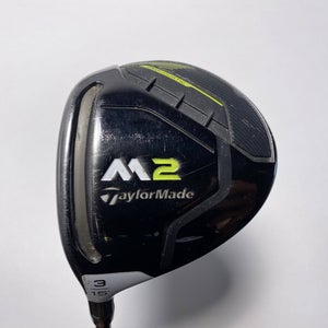 TaylorMade M2 2019 3 Fairway Wood 15* M2 REAX 65g Stiff Graphite Mens LH