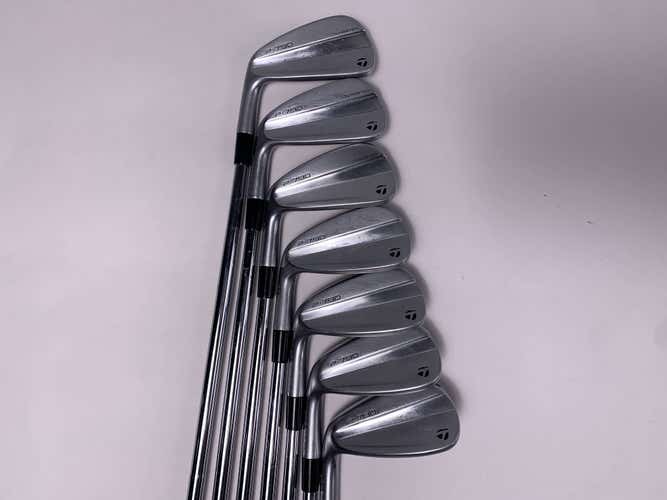 TaylorMade P790 2023 Iron Set 5-PW+GW Dynamic Gold S300 105g Stiff Steel Mens LH