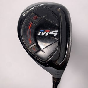 TaylorMade M4 3 Hybrid 19* Fujikura Atmos 6R Regular Graphite Mens RH