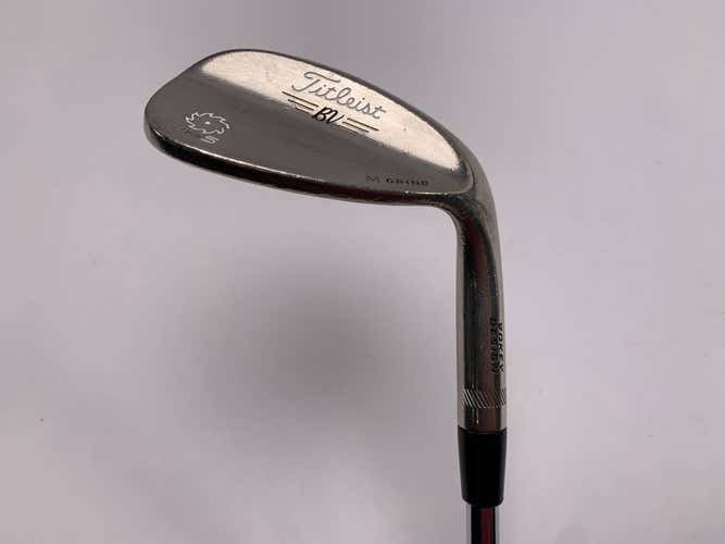 Titleist Vokey SM5 Gold Nickel Sand Wedge SW 56* 10 M-Grind Wedge Steel Mens RH
