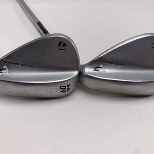 TaylorMade Milled Grind 3 Raw Chrome Wedge Set 56* 14 | 60* 12 DG S200 RH