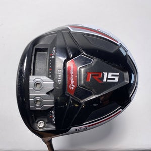 TaylorMade R15 Driver 10.5* Project X HZRDUS Smoke Green 6.0 60g Stiff LH
