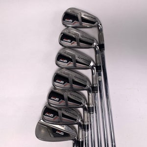 TaylorMade M6 Iron Set 5-PW+GW KBS Max 85g Stiff Steel Mens RH
