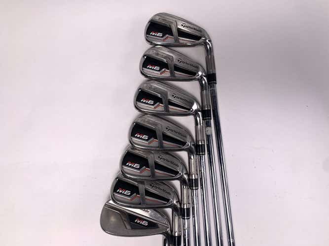 TaylorMade M6 Iron Set 5-PW+GW KBS Max 85g Stiff Steel Mens RH