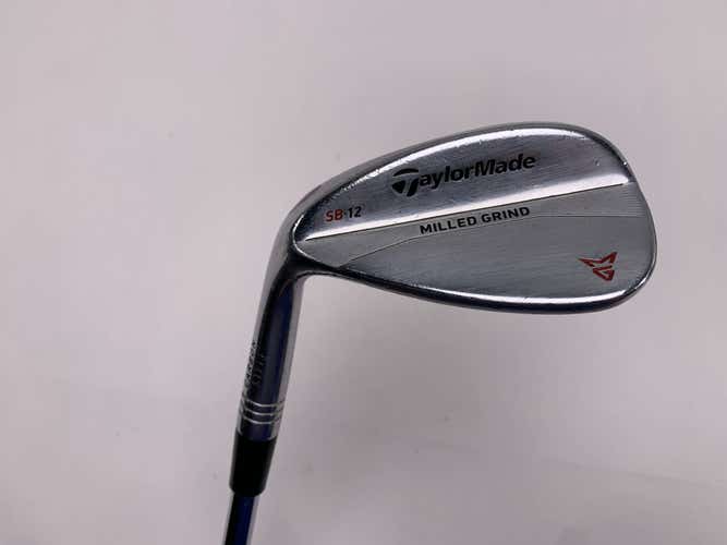 TaylorMade Milled Grind Satin Chrome Sand Wedge SW 56* DG Wedge Steel Mens LH