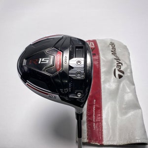 TaylorMade R15 Driver 10.5* Fujikura Speeder 57 Stiff Graphite Mens RH HC Dent