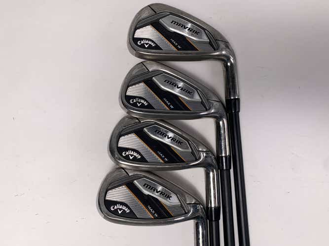 Callaway Mavrik Max Womens Iron Set 6-PW Mamiya Helium 50L I Ladies RH No 9 iron