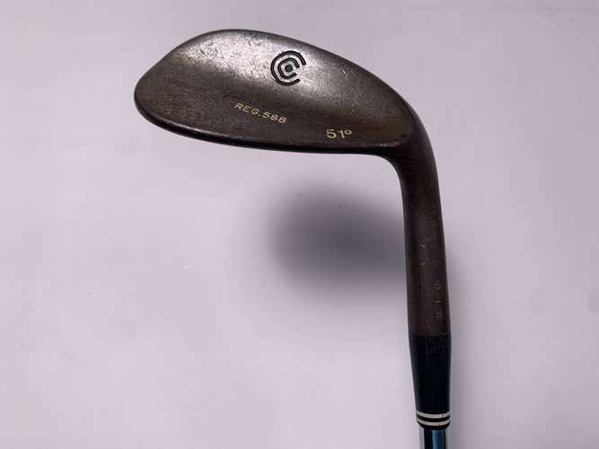Cleveland 588 Raw Gap Wedge GW 51* Wedge Steel Mens RH
