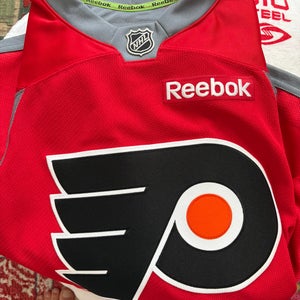 Pro Stock NHL Philadelphia Flyers Reebok Edge 3.0 Practice Jersey Red 52