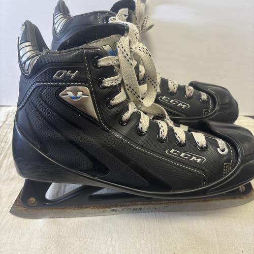 Senior size 9 CCM Vector 04 ice hockey goalie skates