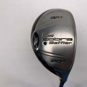 Cobra Baffler 2005 3 Hybrid 20* Grafalloy ProLaunch Blue Stiff Graphite Mens RH