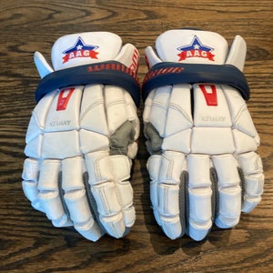 Warrior All American Edition Large EVO QX Lacrosse Gloves