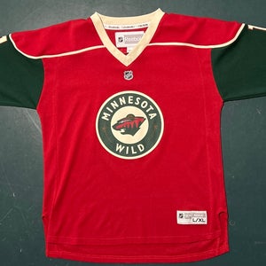 Red Large/Extra Large Kids Unisex Reebok Jersey (Used)