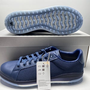 Adidas Go-To Spikeless 1Waterproof Golf Shoes Navy Men's SZ 9.5 (H03678)