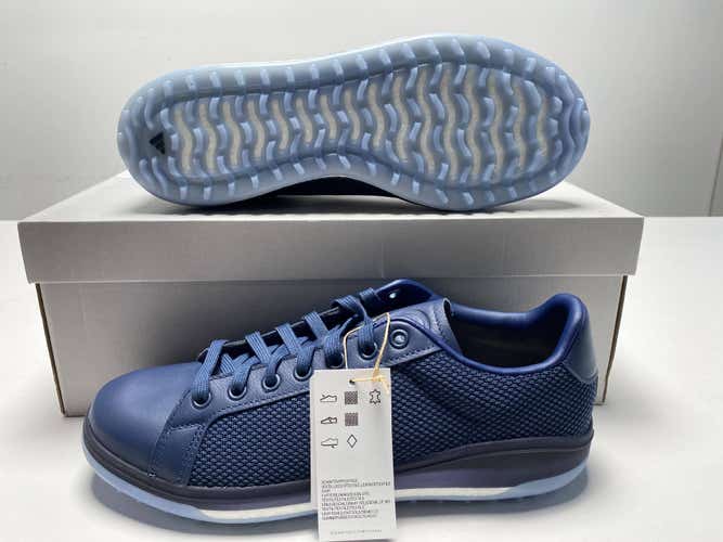 Adidas Go-To Spikeless 1Waterproof Golf Shoes Navy Men's SZ 9.5 (H03678)