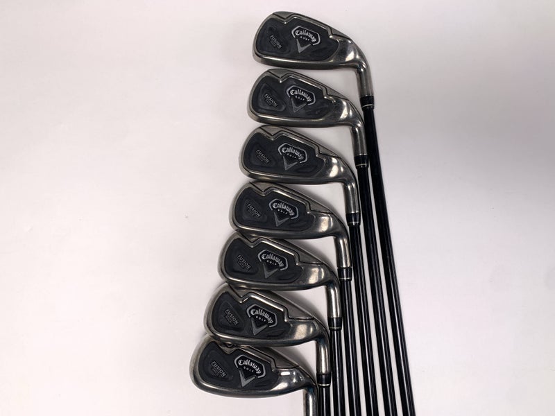 Callaway Fusion Wide Sole Iron Set 5-PW+SW 45g Ladies Graphite Womens RH