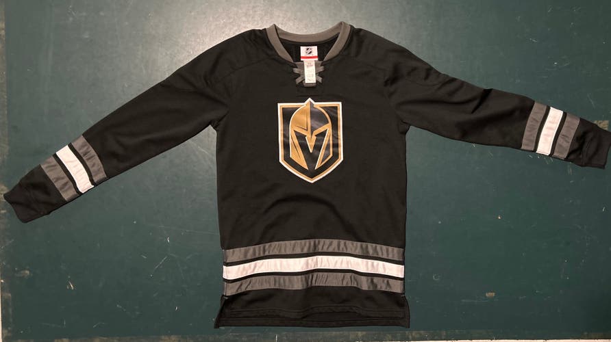 Black Large Kids Unisex Jersey (Used)