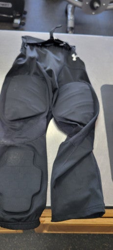 Used Under Armour Youth FB Integrated Pants Black SM 11497-S000152350