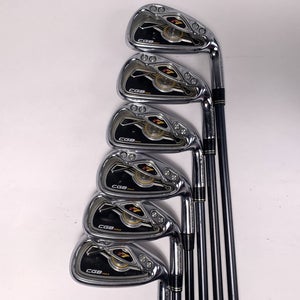 TaylorMade R7 CGB Max 2008 Iron Set 5-PW REAX 55g Regular RH Midsize Grips